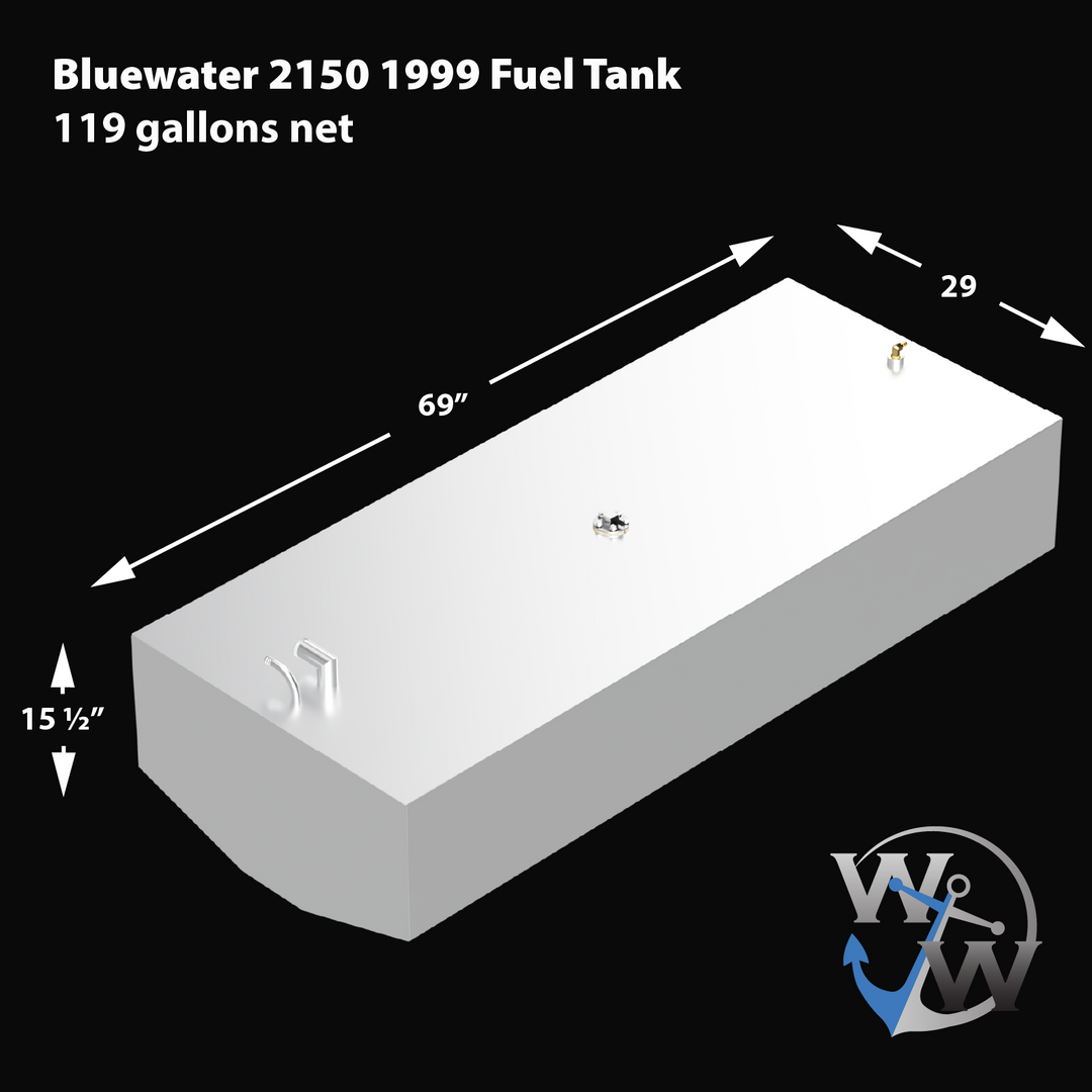 Bluewater 2150 119 gal. net OEM Replacement Fuel Tank