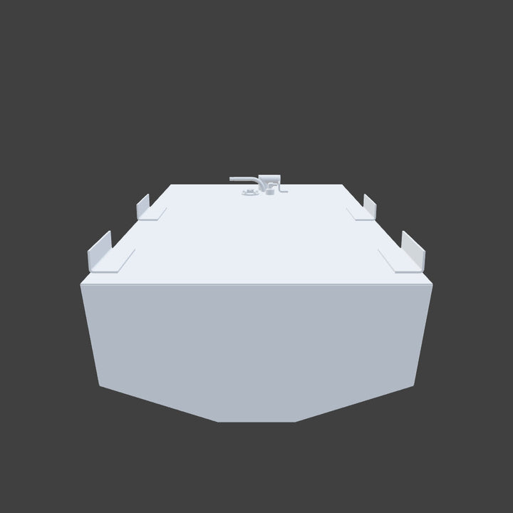 3D model of a Hydra-Sport 22' Ocean Skiff 1996 - 75-Gallon Net Fuel Tank | Durable Construction | Reliable Performance | Built to Last