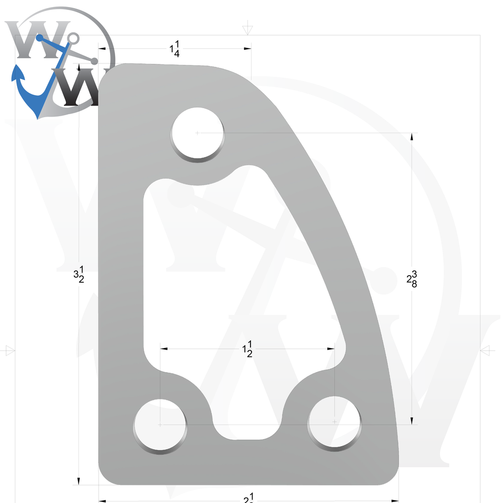 D4 x 3.5 x 2.5 D-Pipe CS Pad-V.2