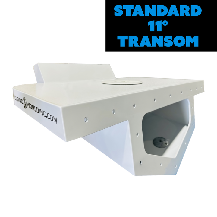 Standard High Flotation Single Outboard Engine Bracket - 11° Transom