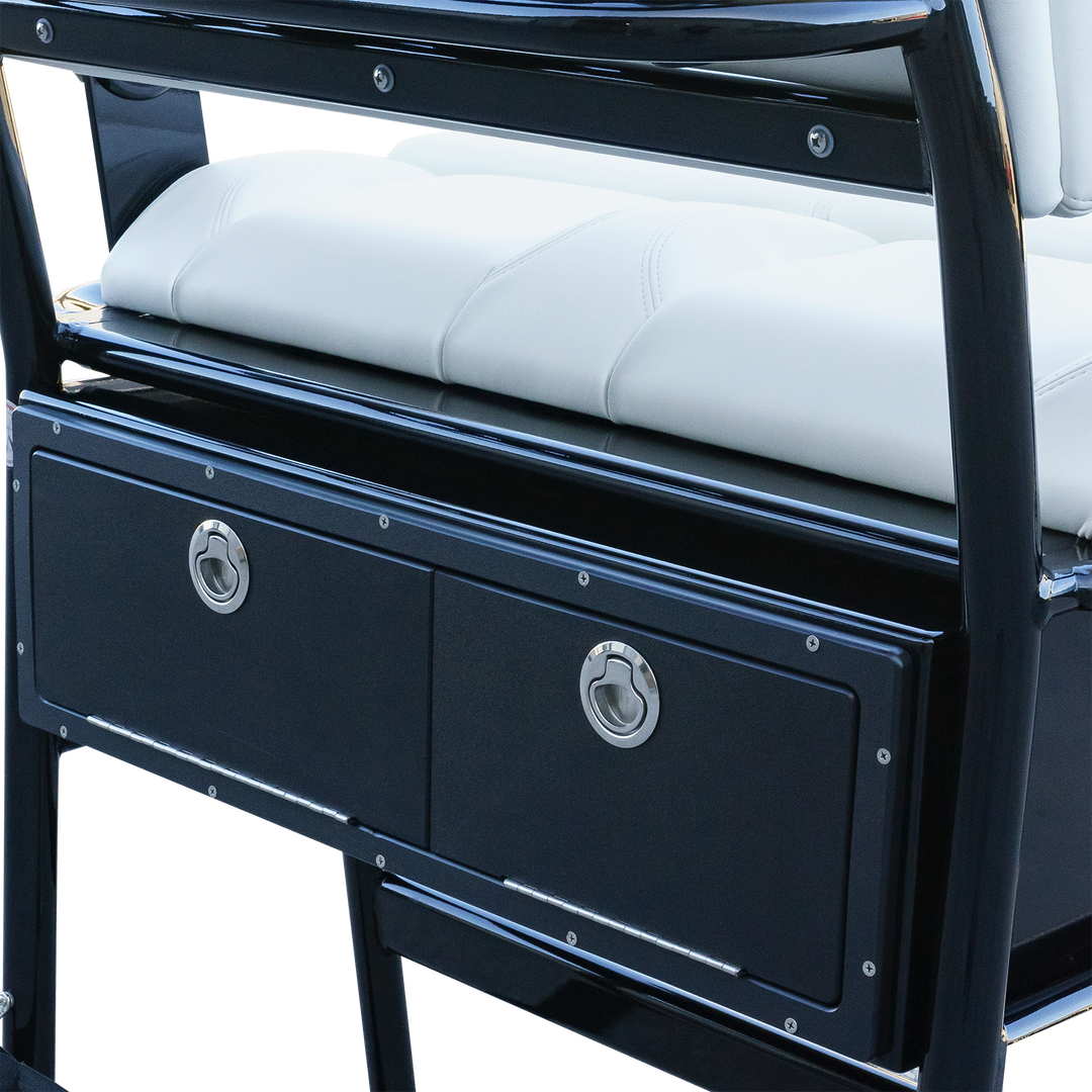 38" Super Stinger Long Haul Fixie Mk. II - White on Black - Welding World, Inc.