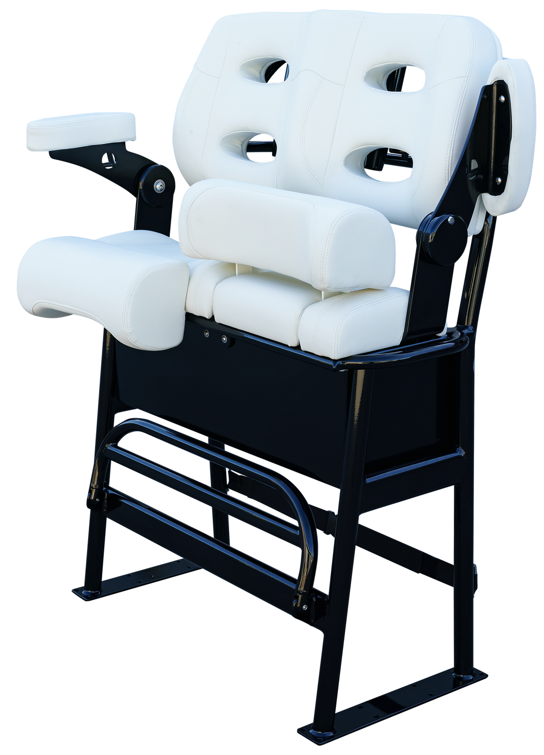 38" Super Stinger Long Haul Fixie Mk. II - White on Black - Welding World, Inc.