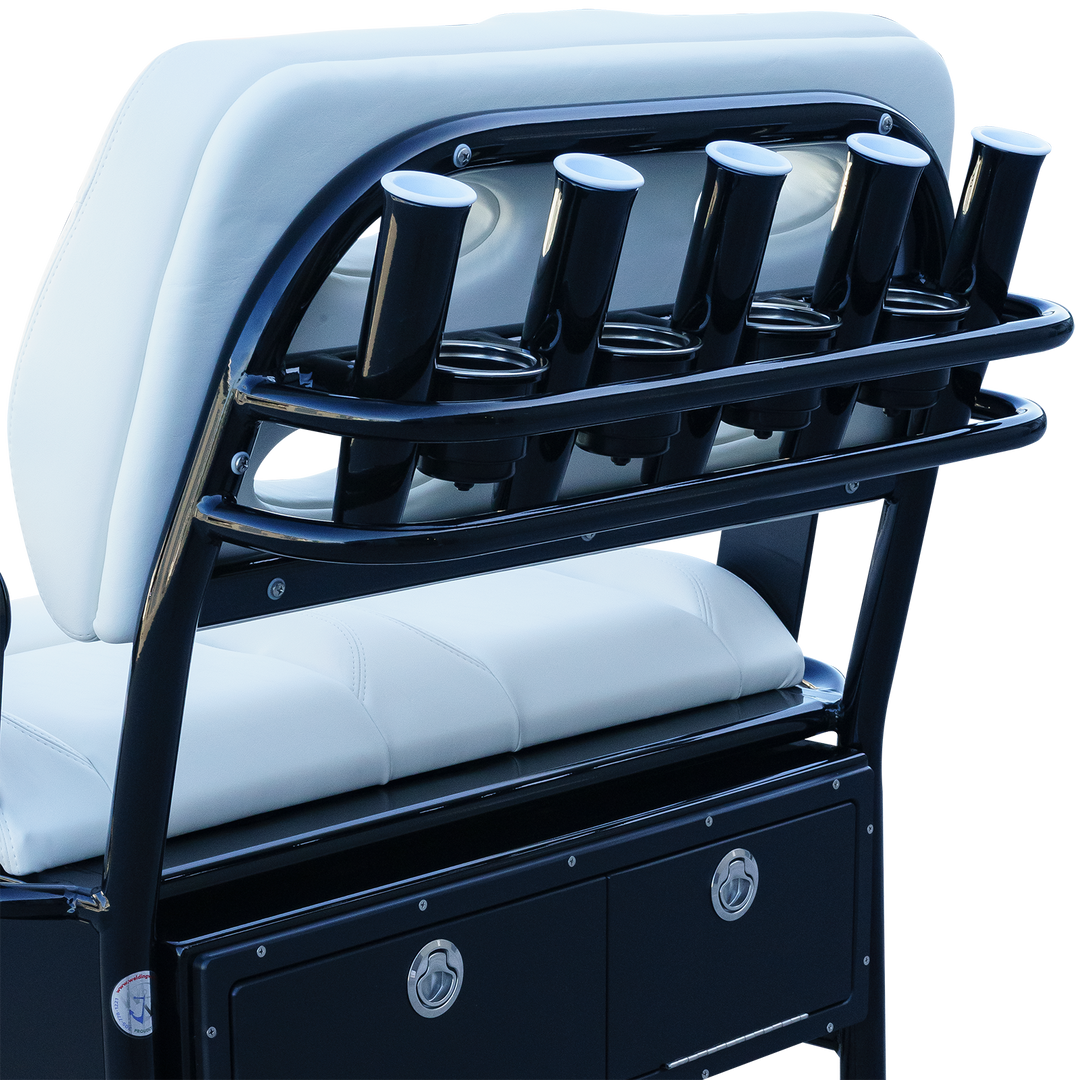 38" Super Stinger Long Haul Fixie Mk. II - White on Black - Welding World, Inc.