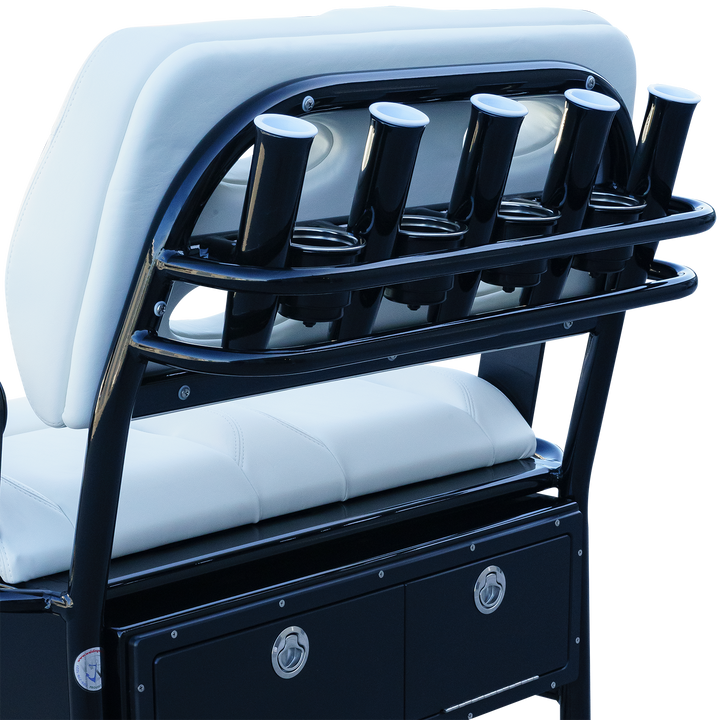 38" Super Stinger Long Haul Fixie Mk. II - White on Black - Welding World, Inc.