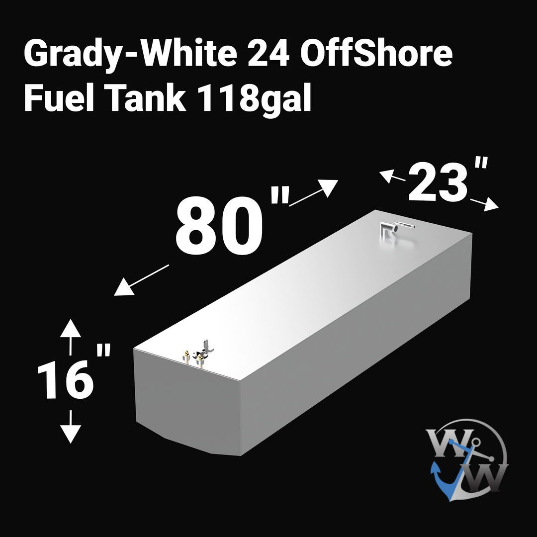 Combo Grady-White 24 Offshore 118 gal - 44 gal