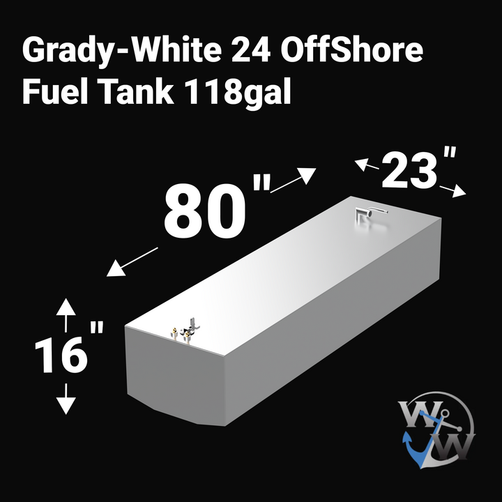 Combo Grady-White 24 Offshore 118 gal - 44 gal