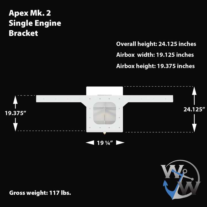 Custom Apex Mk. 2 Single Engine Bracket