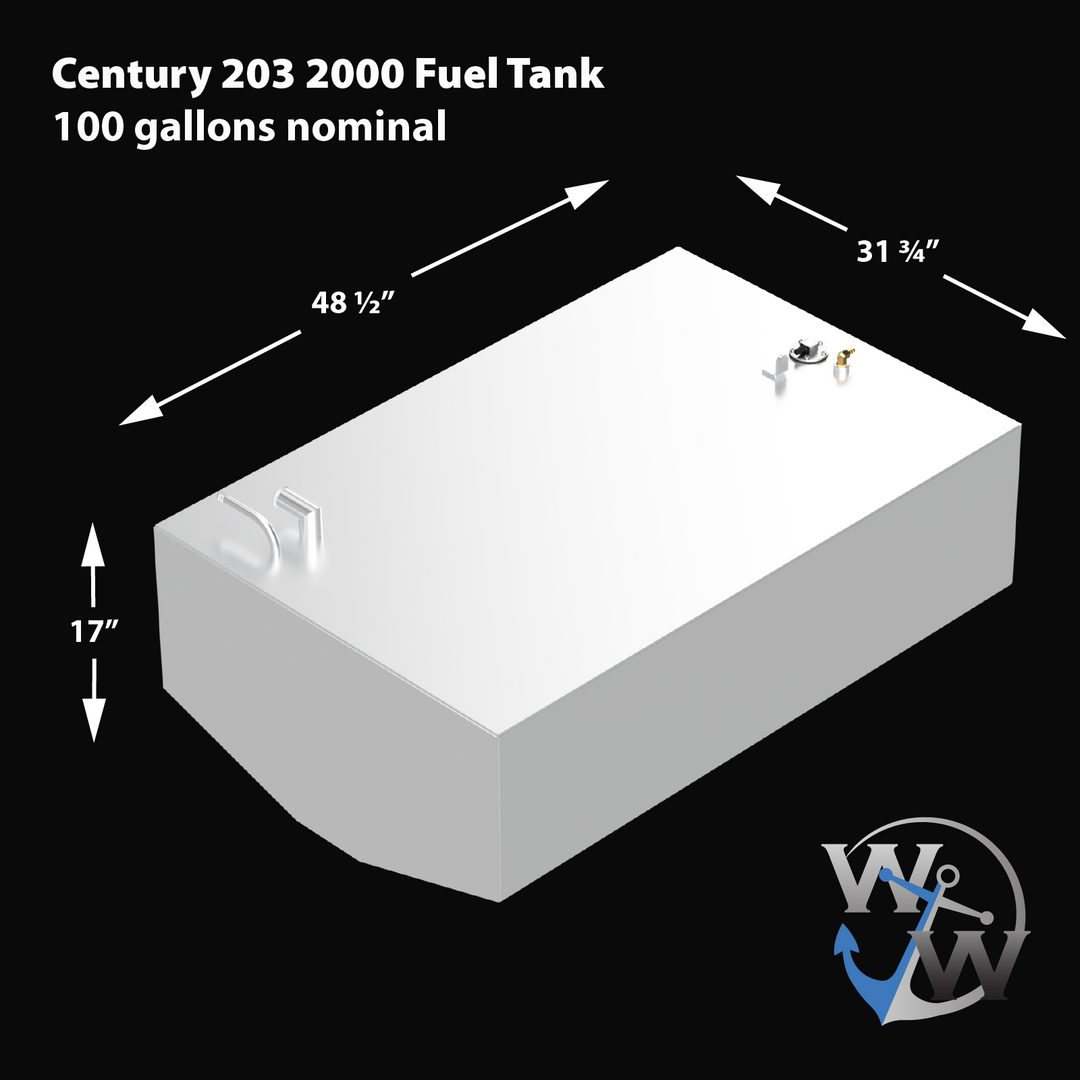 Century Boats 203 - 2000 - 98 gal. OEM Replacement Fuel Tank