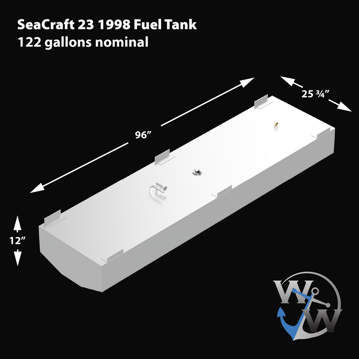 SeaCraft 23 1998 - 122 gal. nominal. OEM Replacement Fuel Tank