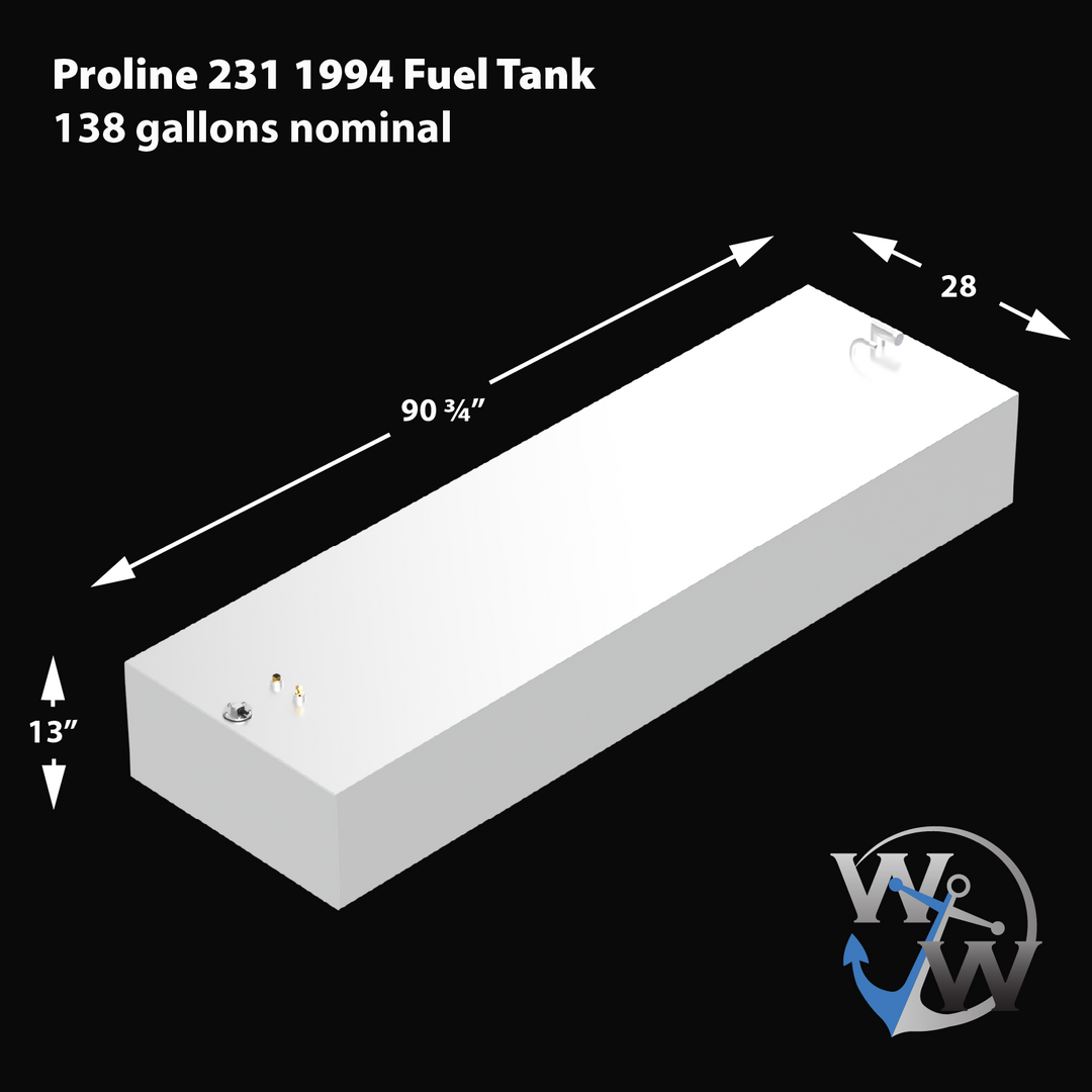 Proline 231 1994  - 138 gal. OEM replacement fuel tank