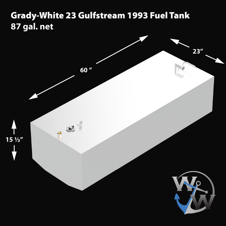 Grady-White 23 Gulfstream 1993 - 87 gal. OEM Replacement Fuel Tank