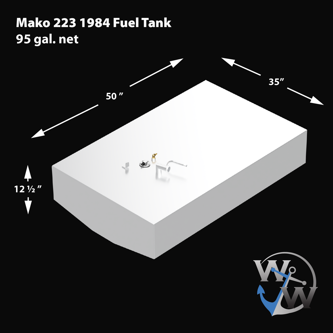 Mako 223 1984 - 95 gal. net OEM Replacement Fuel Tank
