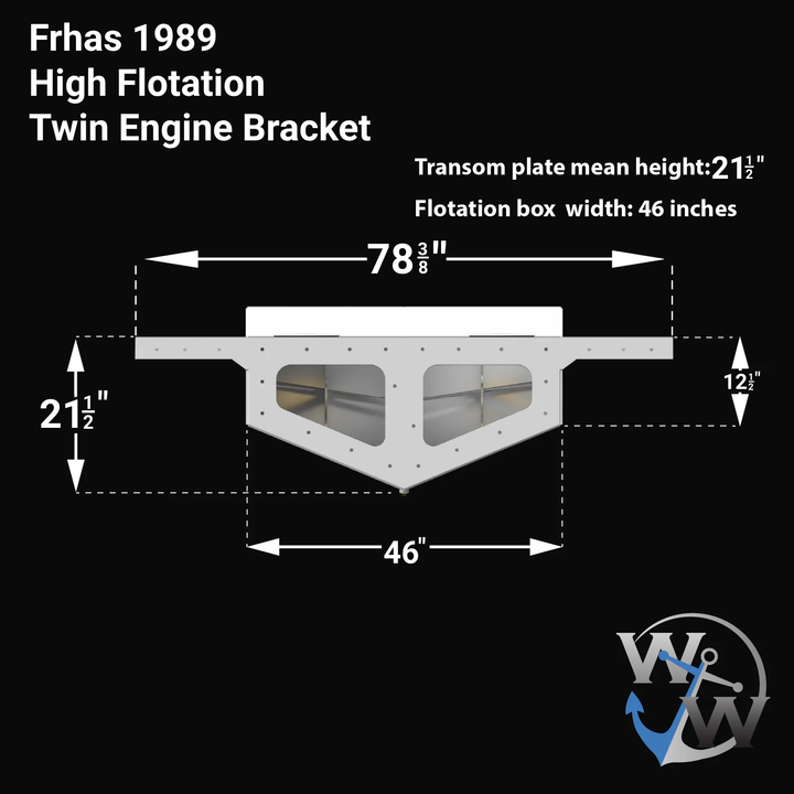 Frhas 1989 High Flotation Twin Engine Bracket