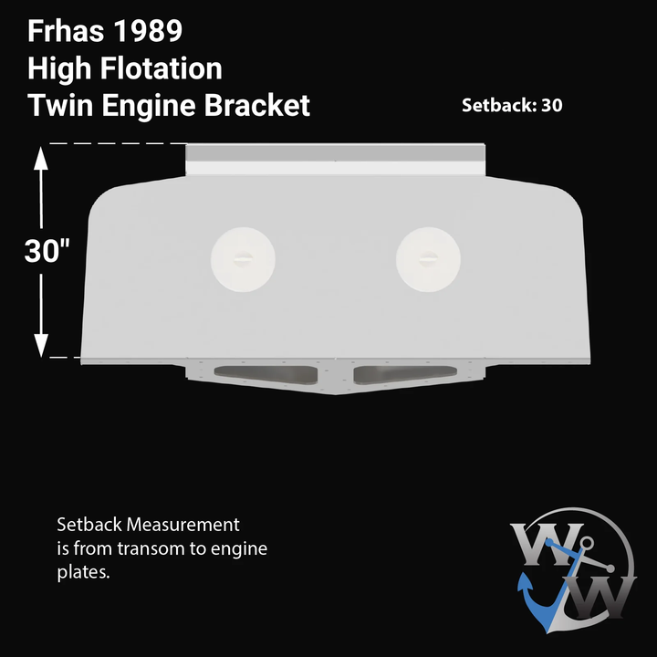 Frhas 1989 High Flotation Twin Engine Bracket