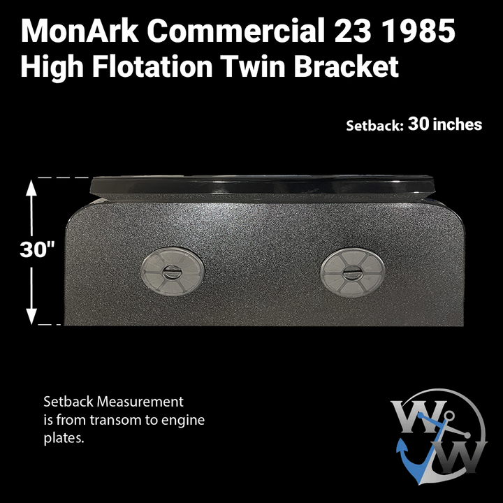 MonArk Commercial 23 1985 High Flotation Twin Engine Bracket