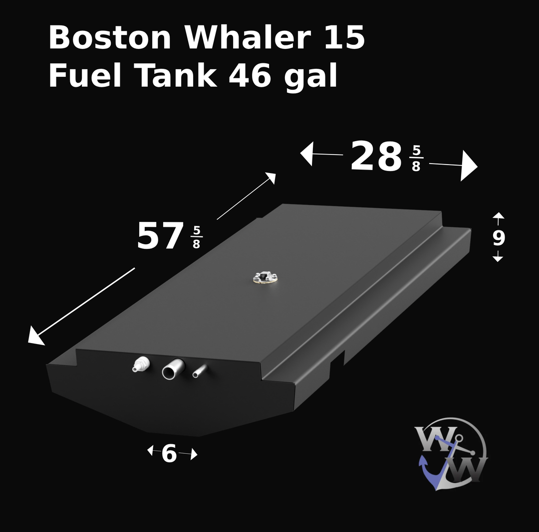 Boston Whaler 15 Fuel Tank 46 gal