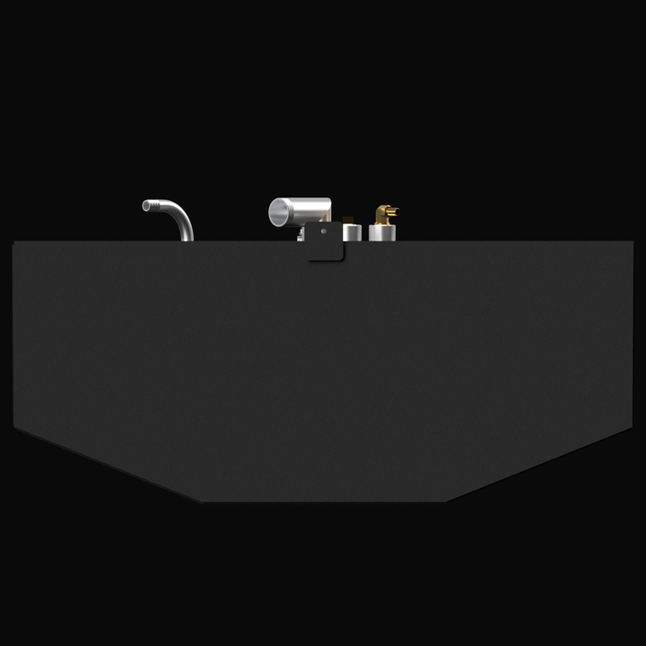 "Diagram showing the dimensions for a Cobia 24.5 2002 98-gallon fuel tank: 60 1/4 inches long, 32 inches wide, and 13 1/2 inches high."