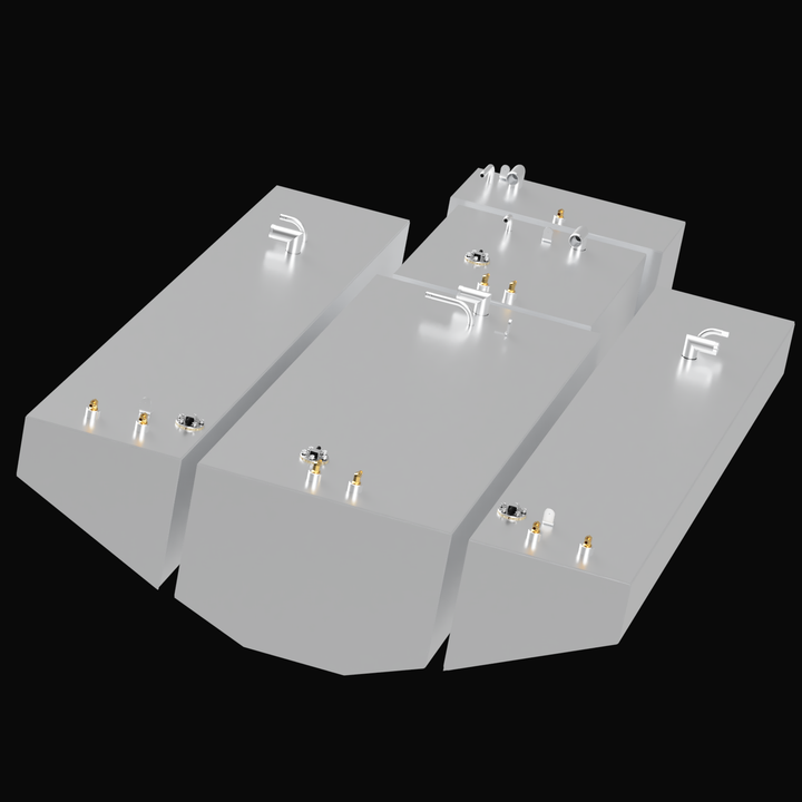 Contender 27 Auxiliary Fuel Tank with a capacity of 271.26 gallons, designed for extended range and optimal performance