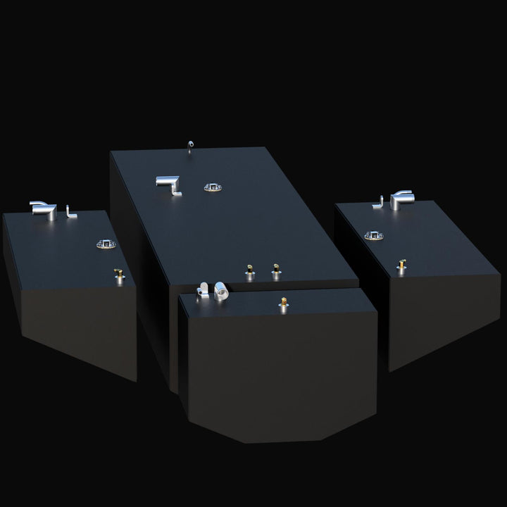 Contender 28 Fuel Tank Center (172 gal) Water (19 gal) PORT/STBD ( 28 gal ea.) | 1999 OEM Replacement - Welding World, Inc.