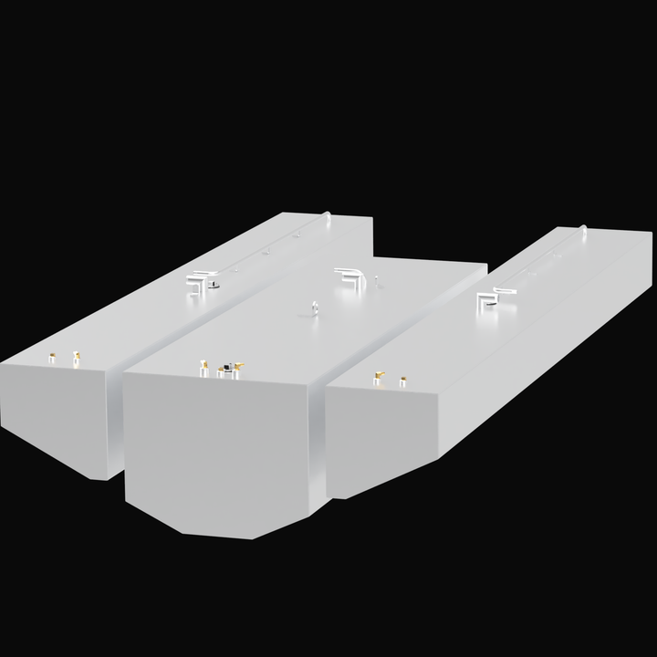 Contender 33T Fuel Tank Mod SET(NO WATER + EXTENDED MAIN) 485 gal