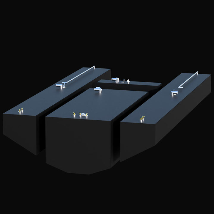 Contender 39 Fuel Tank (227 gal) Water Tank (26 gal) PORT/STBD (123 gal ea.)| 2012 OEM Replacement - Welding World, Inc.