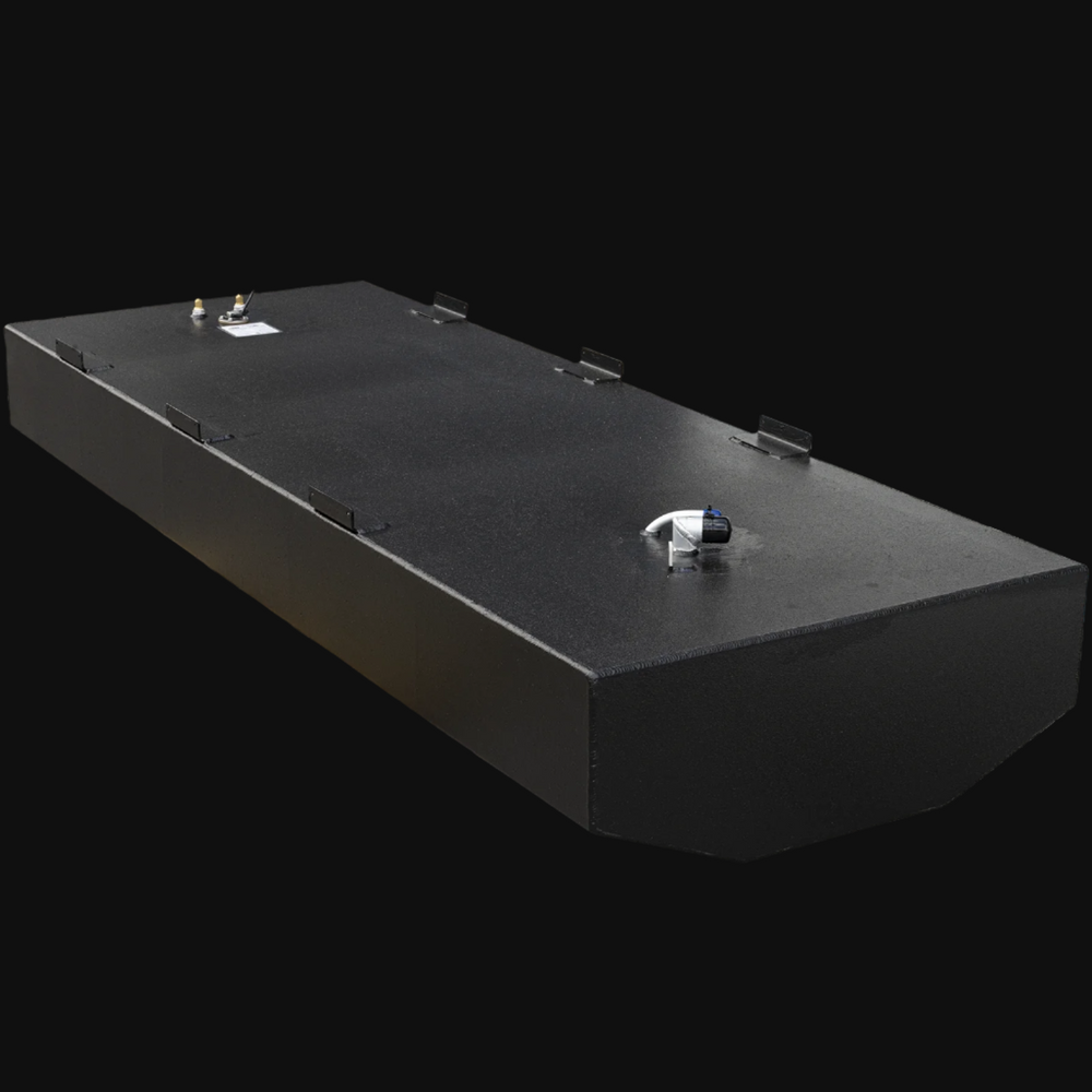 2005 Angler 29 with a 196-gallon nominal OEM replacement belly fuel tank, designed for offshore fishing with durable and efficient fuel storage