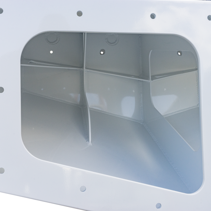 Standard High Flotation Twin Outboard Engine Bracket 14° Transom