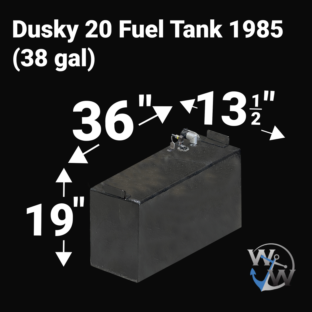 Dusky 20 Fuel Tank (38 gal) | 1985 OEM Replacement