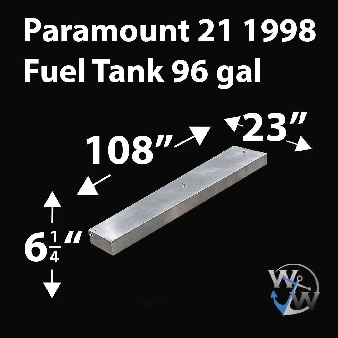 Paramount 21 Fuel Tank (96 gal) | 1998 OEM Replacement