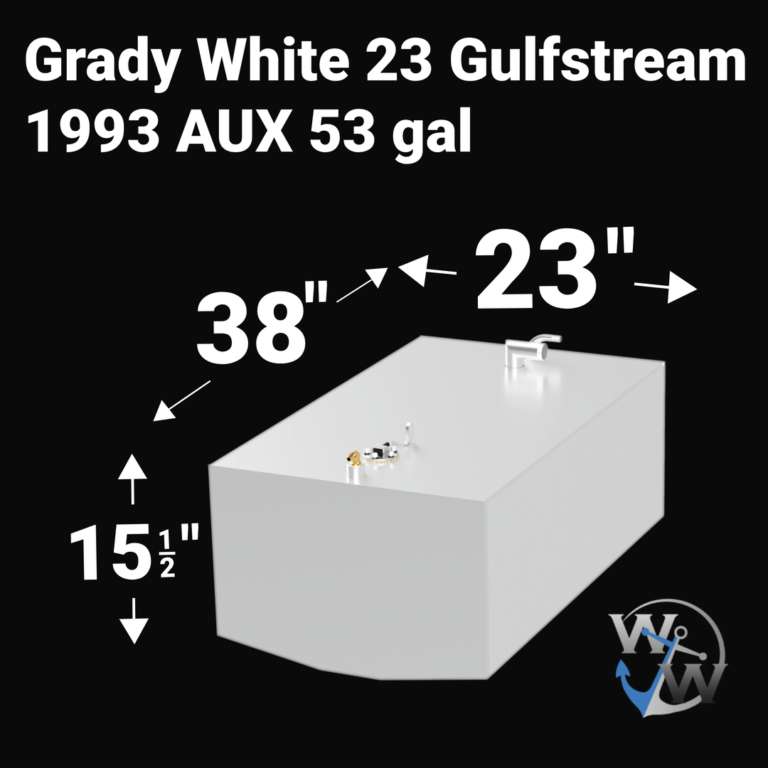 Grady White 23 Gulfstream (53 Gal) 1993 Aux Tank | OEM Replacement