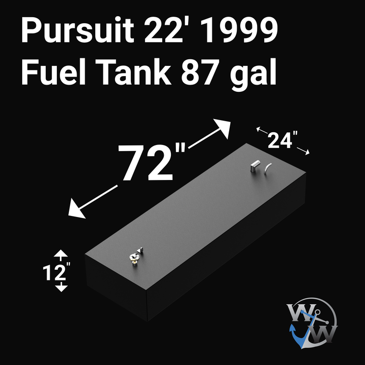Pursuit 22 1999 Fuel Tank 87 gal