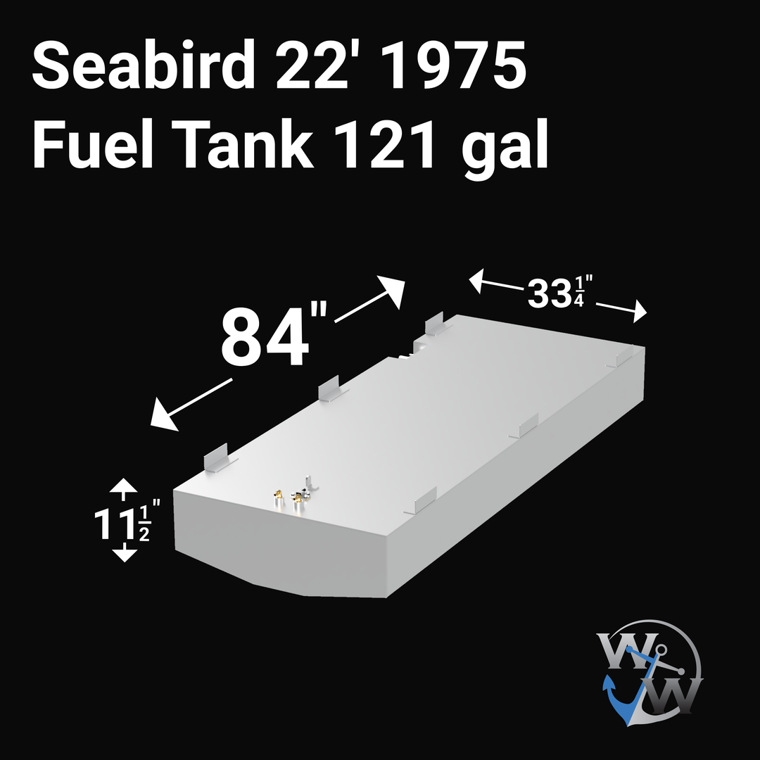 Seabird 22' 1975 Fuel Tank 121 gal