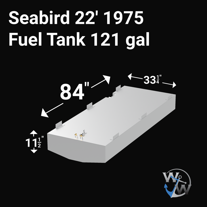 Seabird 22' 1975 Fuel Tank 121 gal