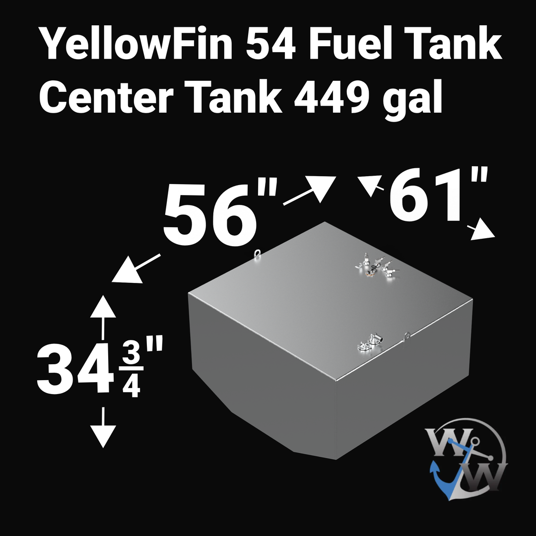 YellowFin 54 Fuel Tank (3-tank combo) | OEM Replacement