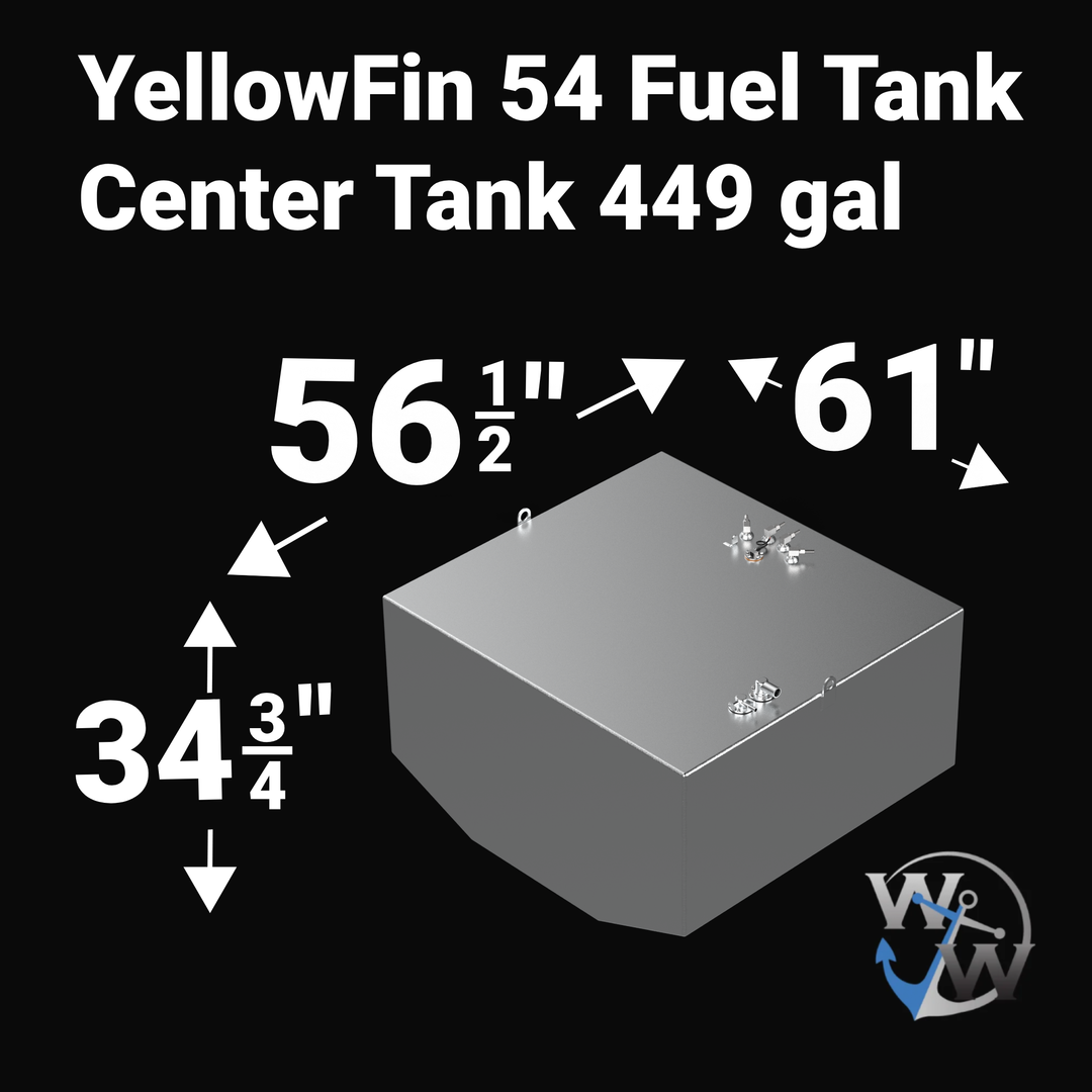 YellowFin 54 Fuel Tank (3-tank combo) | OEM Replacement