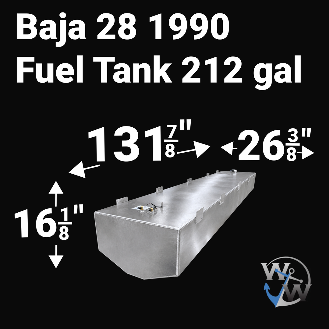 Baja 28 Fuel Tank 212 gal | 1990 OEM Replacement