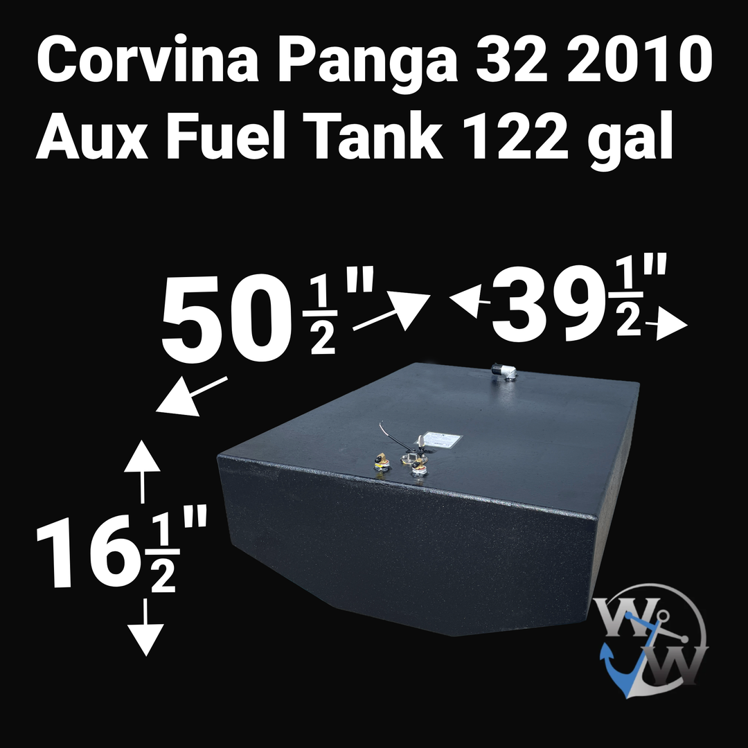 Corvina Panga 32 Main (190 gal) Aux (122 gal) Fuel Tank | 2010 OEM Replacement