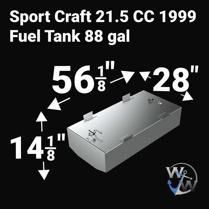 Sport Craft 21.5 CC Fuel Tank 88 gal | (1999) OEM Replacement