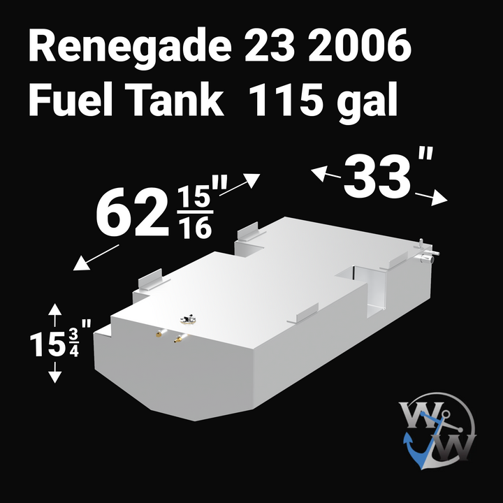 Renegade 23 2006 Fuel Tank 115 gal