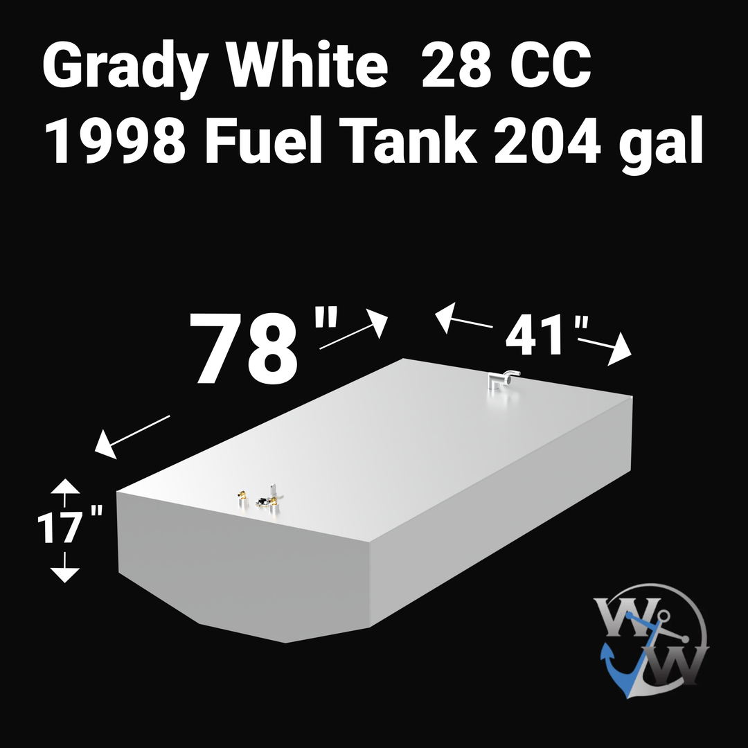Grady White  28 CC 1998 Fuel Tank 204 gal