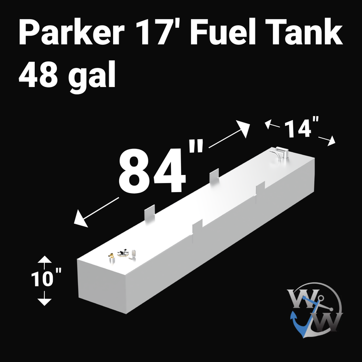 Parker 17' Fuel Tank 48 gal