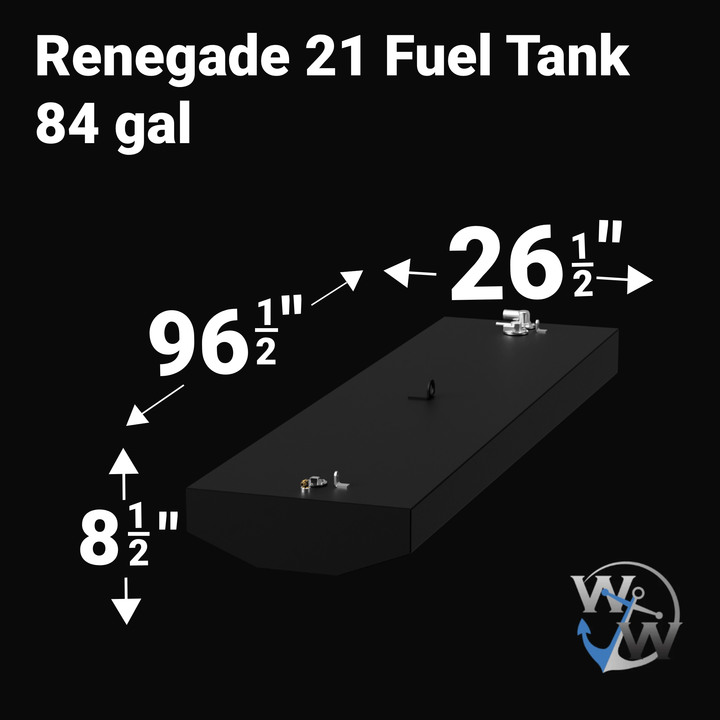 Renegade 21 (84 gal) Fuel Tank | BUILT TO OEM SPECS