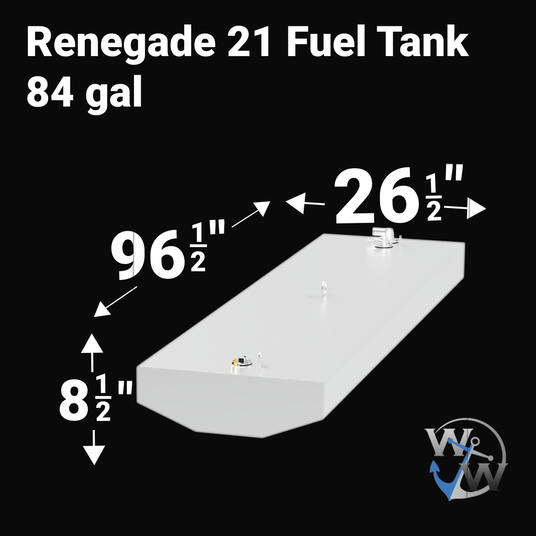 Renegade 21 (84 gal) Fuel Tank | BUILT TO OEM SPECS