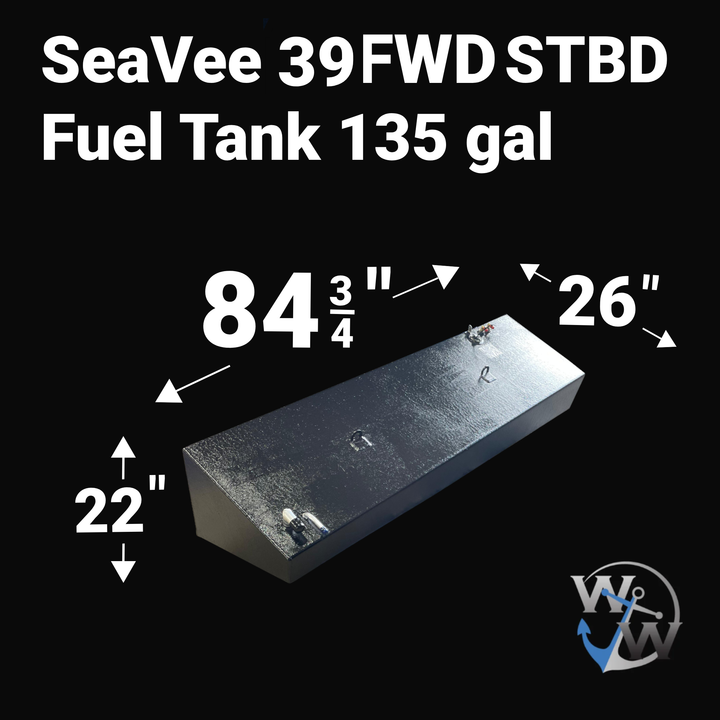 SeaVee 4-Tank Combo FWD Port & STBD/ AFT Port & STBD | 39' OEM Replacement