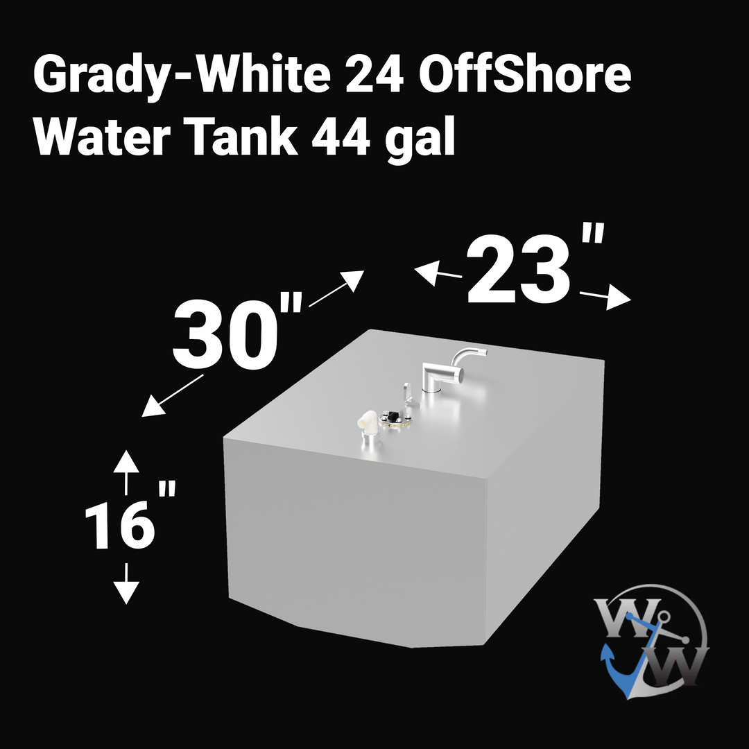Combo Grady-White 24 Offshore 118 gal - 44 gal