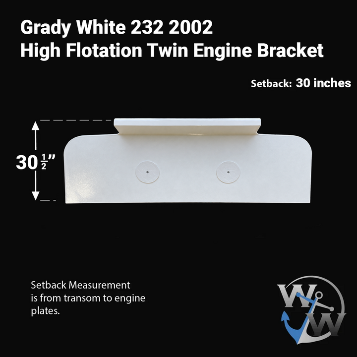 Grady White 232 2002 High Flotation Twin Engine Bracket