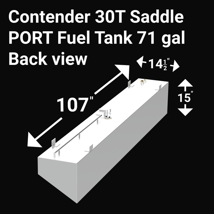 Contender 30T combo 258 gal Fuel Tank