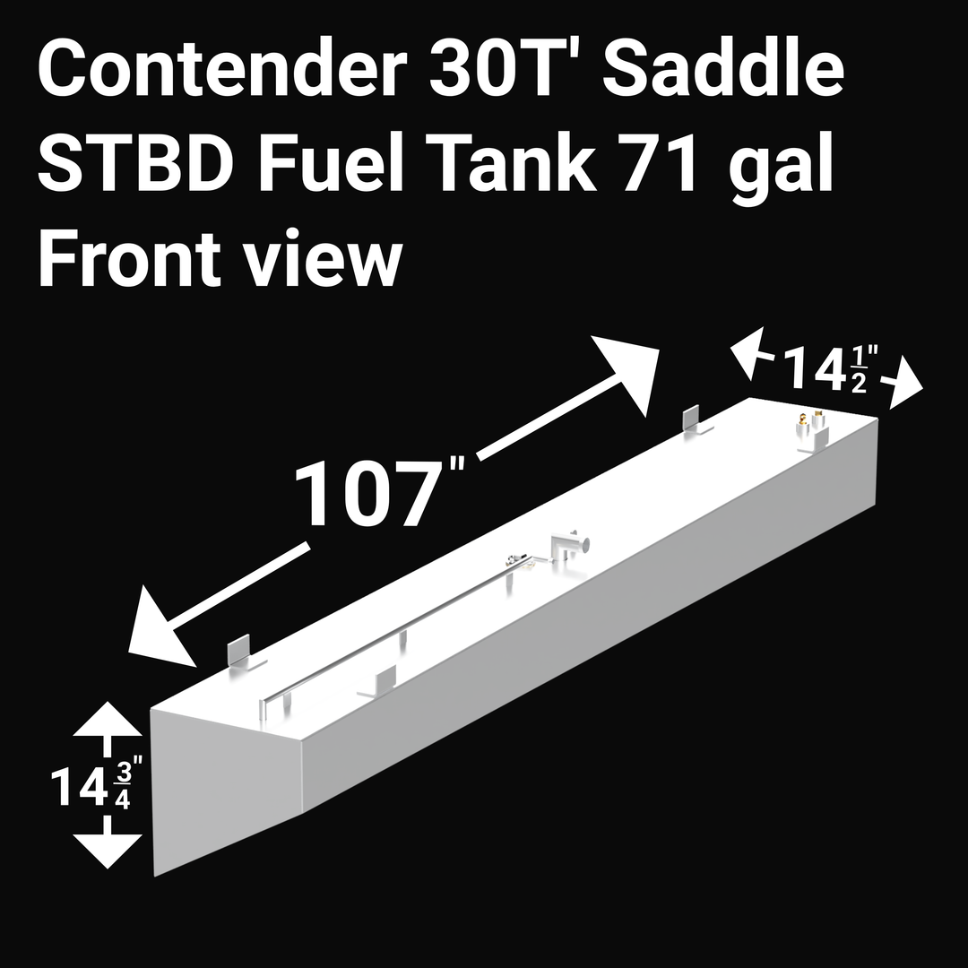 Contender 30T combo 258 gal Fuel Tank