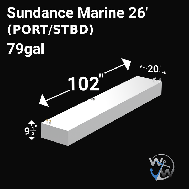 Sundance Marine 26' (PORT/STBD) 79 gal
