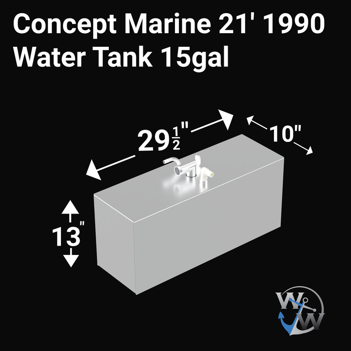 Concept Marine 21' 1990 Fuel Tank 115 gal